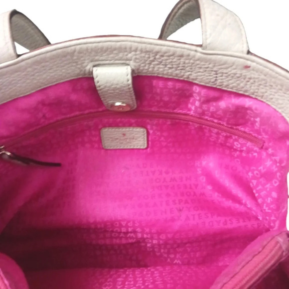 Kate Spade Gray Leather Purse Shoulder Crossbody Bag - Picture 10 of 16